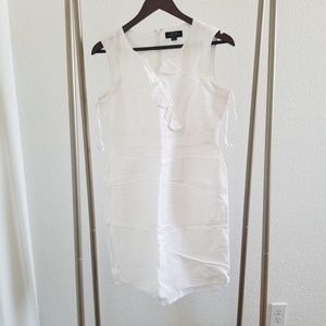 Tahari by ASL linen sheath dress